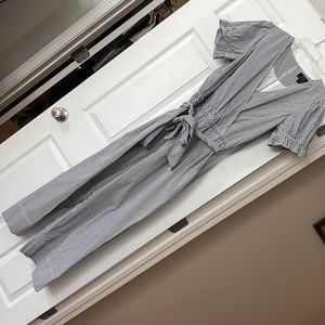 J. Crew Striped Jumpsuit